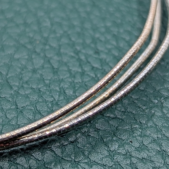 Triple Strand Silver Bracelet - Picture 4 of 4